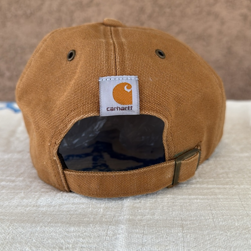 Los Angeles Lakers NBA ‘47 Brand Carhartt Brown Clean Up Adjustable Hat - Picture 10 of 13